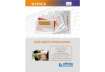 Immagine di Buste autoadesive portadocumenti WePack f.to 24x18 cm trasparente neutra conf. da 100 buste - 240180