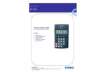 Immagine di Calcolatrice tascabile ad 8 cifre Casio con cover in plastica blu HL-815L-BK-W-GP