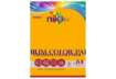 Immagine di Carta colorata fluo formato A4 Nikoffice 4 colori assortiti fluo 160 g - 125 ff - 23NIK123