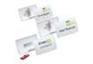 Immagine di Portanome Durable Click Fold 54x90 mm in PPL trasparente con magnete - 8215-19