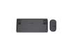 Immagine di Set tastiera e mouse wireless con ricevitore Trust Lyra nero 24844