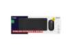 Immagine di Set tastiera e mouse wireless con ricevitore Trust Lyra nero 24844