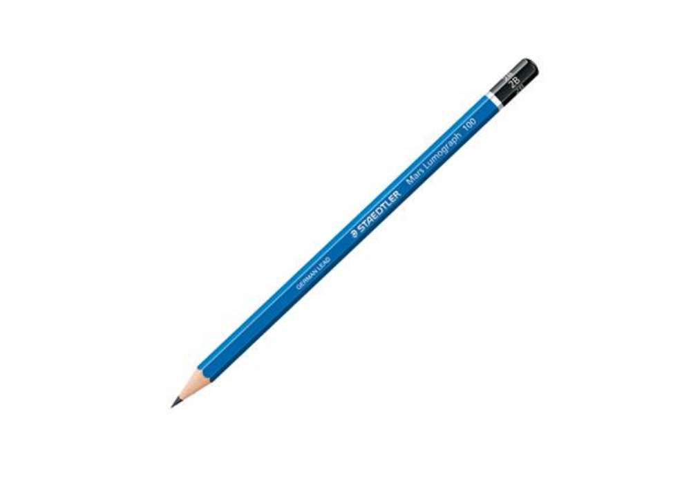 Immagine di Matita di grafite Mars Lumograph 100 - gradazione 2B - Staedtler