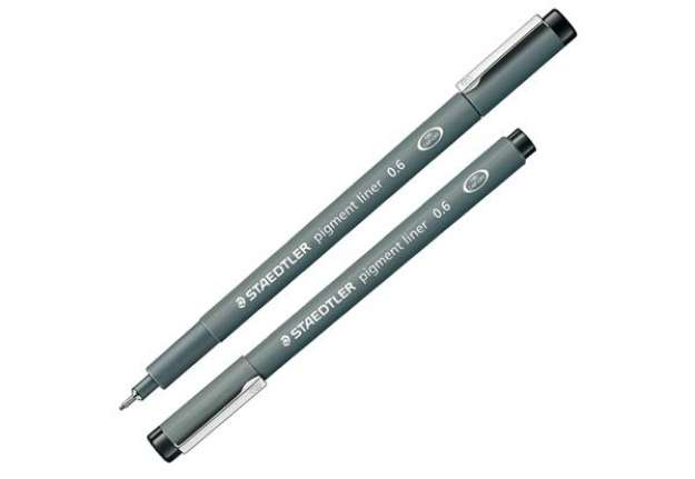 Immagine di Pennarello Pigment Liner 308 - nero - 0,6 mm - Staedtler