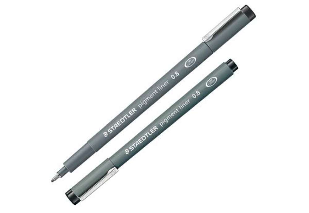 Immagine di Pennarello Pigment Liner 308 - nero - 0,8 mm - Staedtler