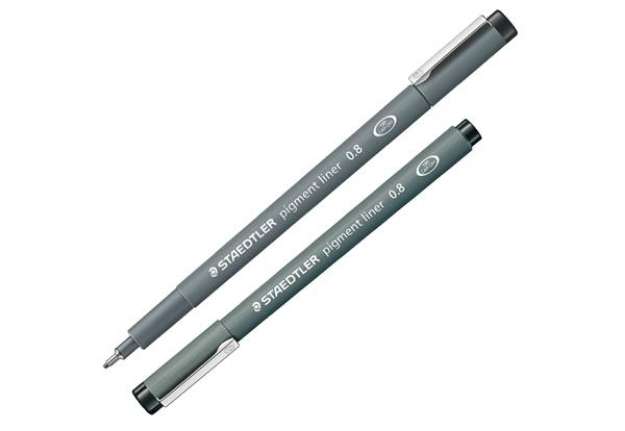 Immagine di Pennarello Pigment Liner 308 - nero - 0,8 mm - Staedtler
