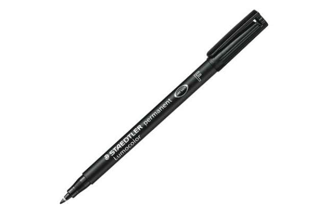 Immagine di Pennarello Lumocolor Permanent 318 - punta 0,6 mm - nero - Staedtler