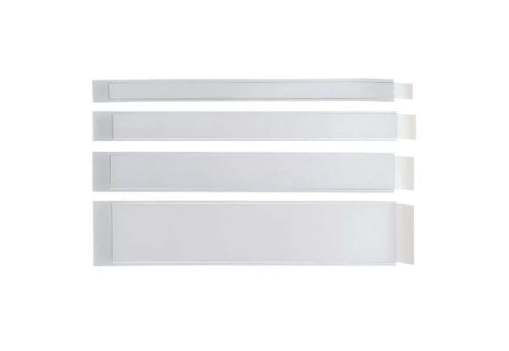 Immagine di Portaetichette adesivo Ies L40 - 40 x 300 mm - grigio - Sei Rota - conf. 10 pezzi