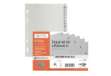 Immagine di Separatore alfabetico A/Z Record R - PPL - 15x21 cm - A5 - grigio - Sei Rota
