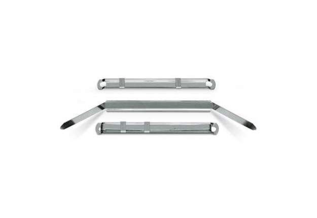 Immagine di Pressini fermafogli - metallo - 12 x 80 mm - Lebez - conf. 50 pezzi
