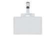 Immagine di Portanome Pass 3E - clip in metallo - 9,5 x 6 cm - PVC - Sei Rota - conf. 100 pezzi