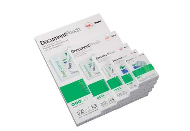 Immagine di Pouches - government card - 65 x 95 mm - 2 x 125 micron - GBC - conf. 100 pezzi