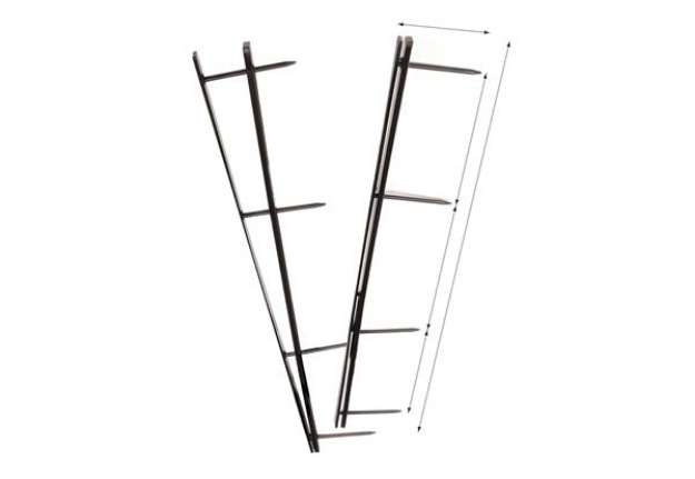 Immagine di Pettini Velobind - 4 denti - 45 mm - nero - GBC - conf. 25 pezzi