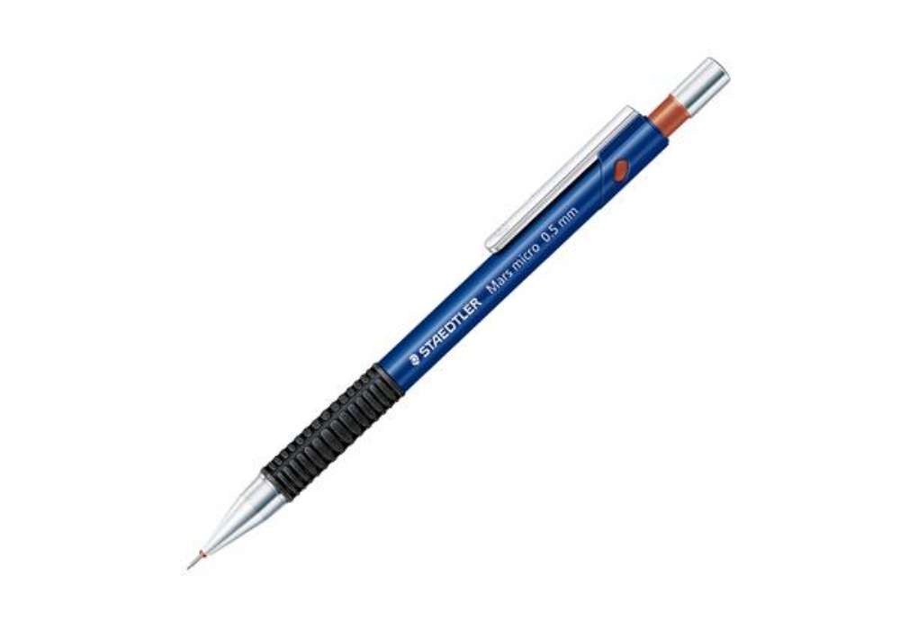 Immagine di Portamine Mars Micro 775 - mina 0,50 mm - fusto blu/nero - Staedtler