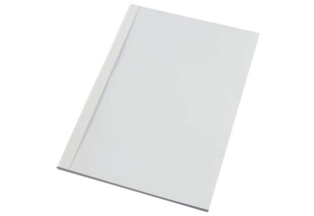 Immagine di Cartelline termiche Optimal - 1,5 mm - bianco - GBC - conf. 100 pezzi