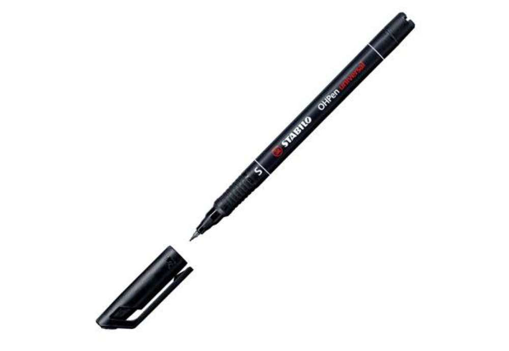 Immagine di Pennarello OHPen universal permanente 841 - punta superfine 0,4 mm - nero - Stabilo
