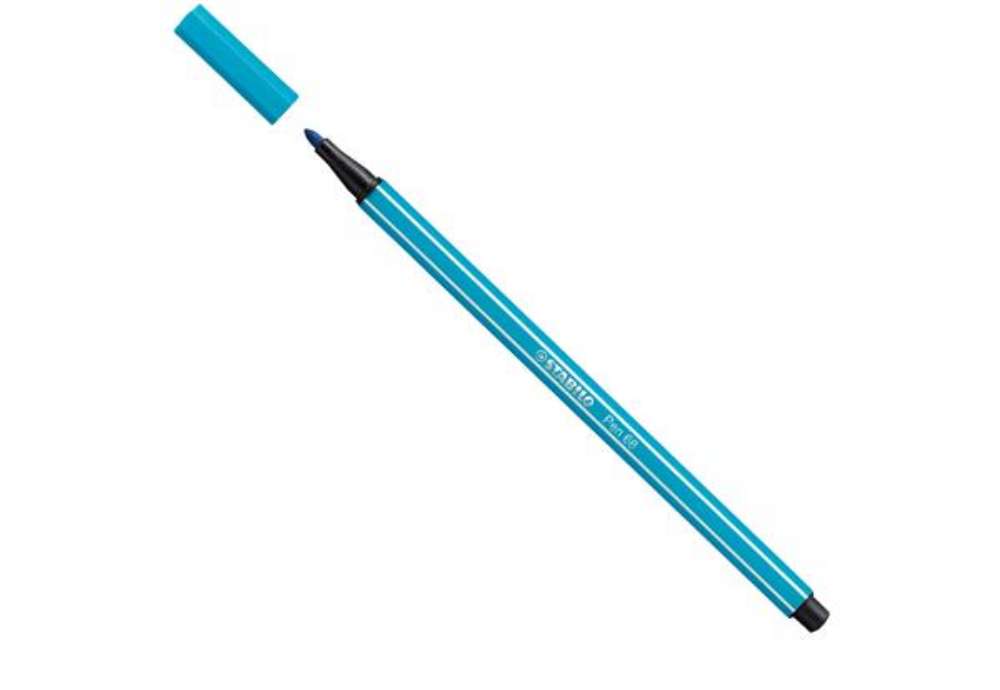 Immagine di Pennarello Pen 68 - blu chiaro 31 - Stabilo