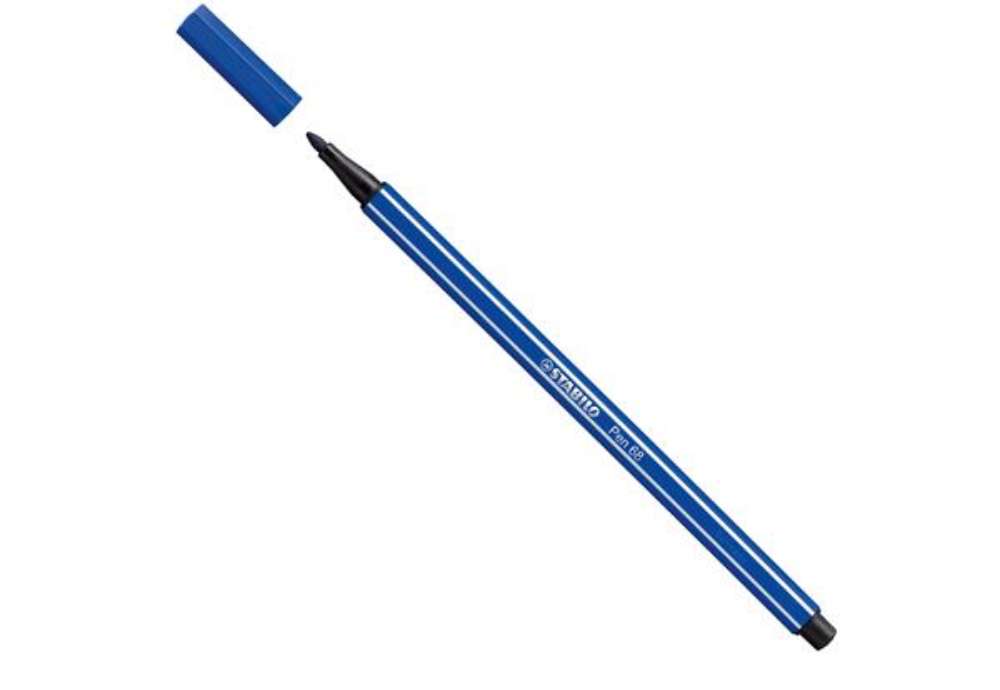 Immagine di Pennarello Pen 68 - blu oltremare 32 - Stabilo