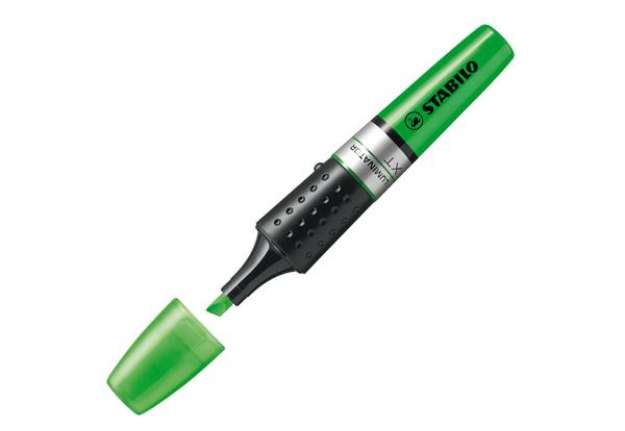 Immagine di Evidenziatore Stabilo Luminator - punta a scalpello - tratto 2 - 5 mm - verde - Stabilo