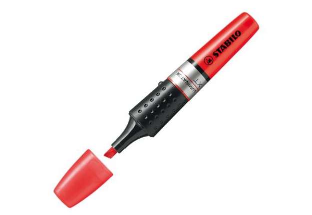 Immagine di Evidenziatore Stabilo Luminator - punta a scalpello - tratto 2 -5 mm - rosso - Stabilo