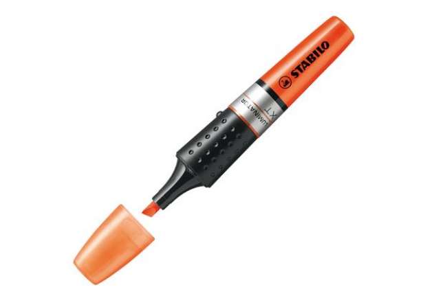 Immagine di Evidenziatore Stabilo Luminator - punta a scalpello - tratto 2 - 5 mm - arancio - Stabilo