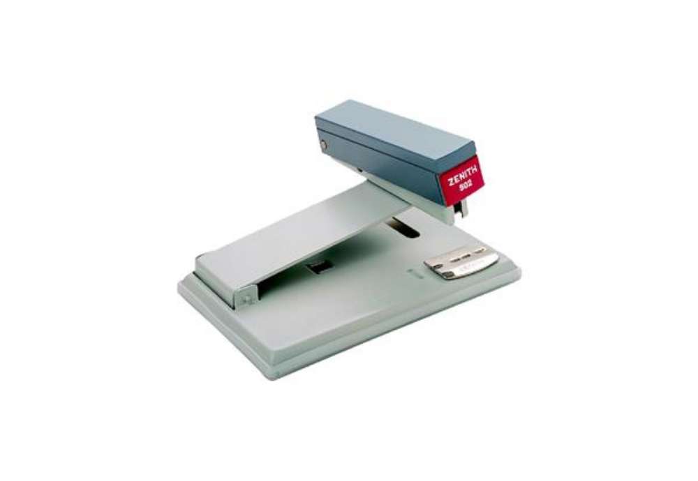Immagine di Cucitrice da tavolo Zenith 502 - max 35 fogli - profondità cucitura 108 mm - grigio - Zenith