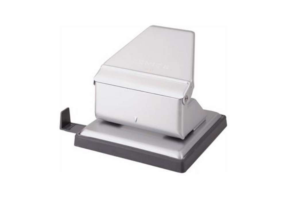 Immagine di Perforatore 788 - con guida in ABS - max 15 fogli - 2 fori - passo 8 cm - alluminio - Zenith
