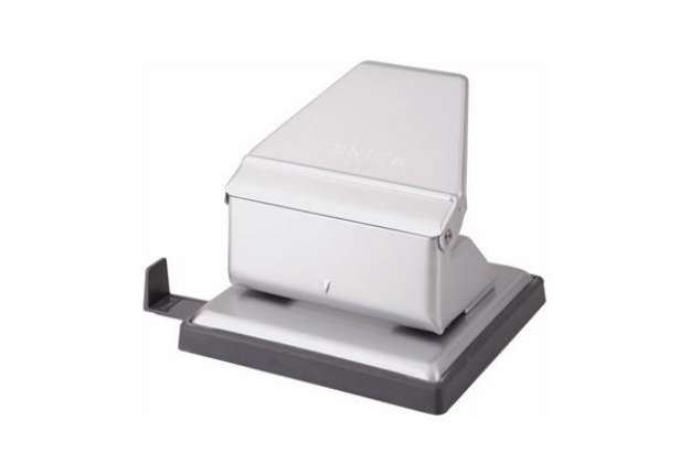 Immagine di Perforatore 788 - con guida in ABS - max 15 fogli - 2 fori - passo 8 cm - alluminio - Zenith