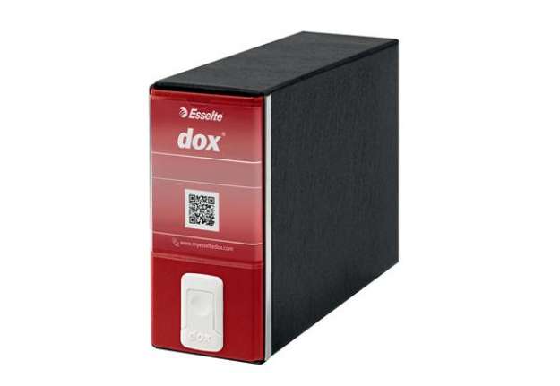 Immagine di Registratore Dox 3 - dorso 8 cm - memorandum 23 x 18 cm - rosso - Esselte Dox