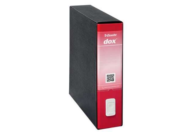 Immagine di Registratore Dox 9 - dorso 8 cm - 35 x 31,5 cm - rosso - Esselte Dox