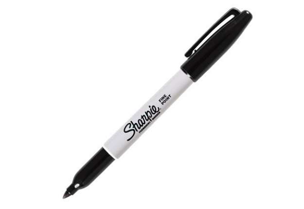 Immagine di Marcatore permanente - punta fine 1 mm - nero - Sharpie