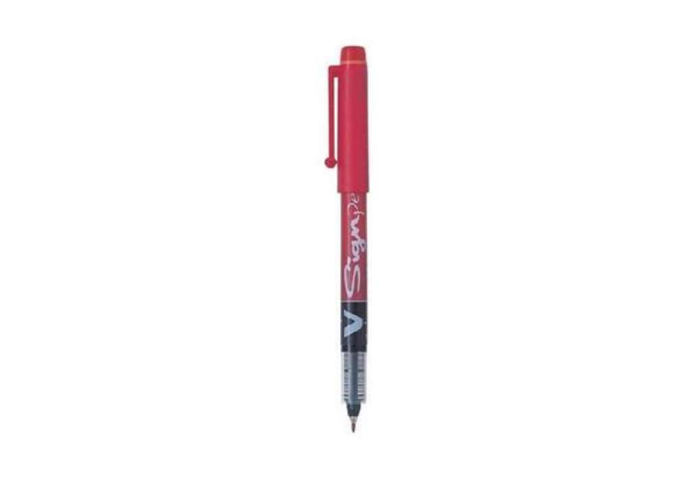Immagine di Pennarello V Signpen - punta 2 mm - rosso - Pilot