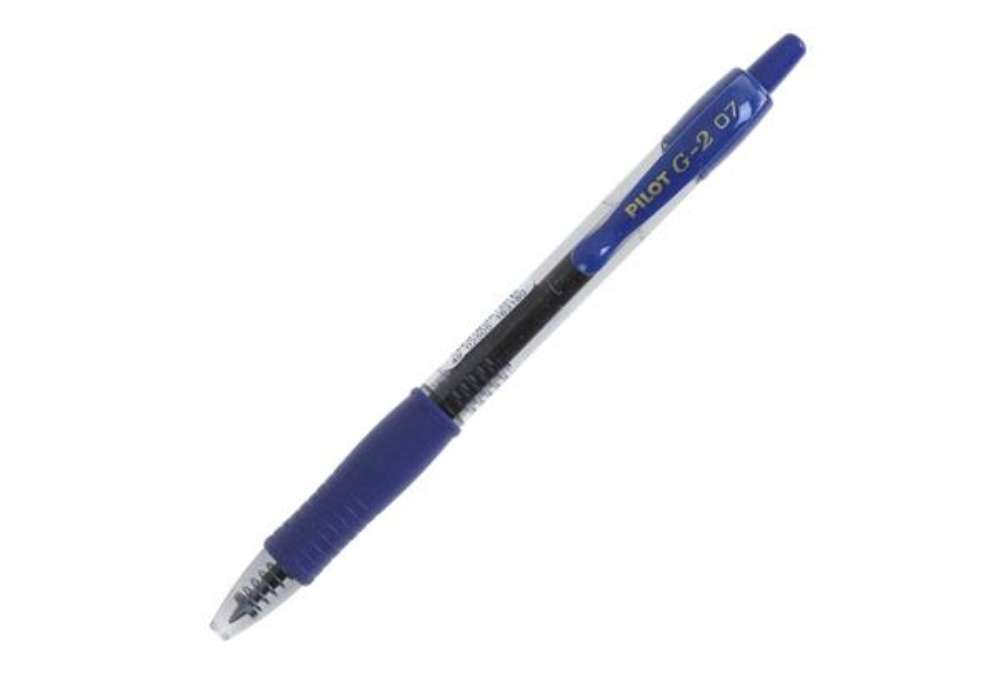 Immagine di Roller gel a scatto G-2+ - punta 0,7mm - blu - Pilot