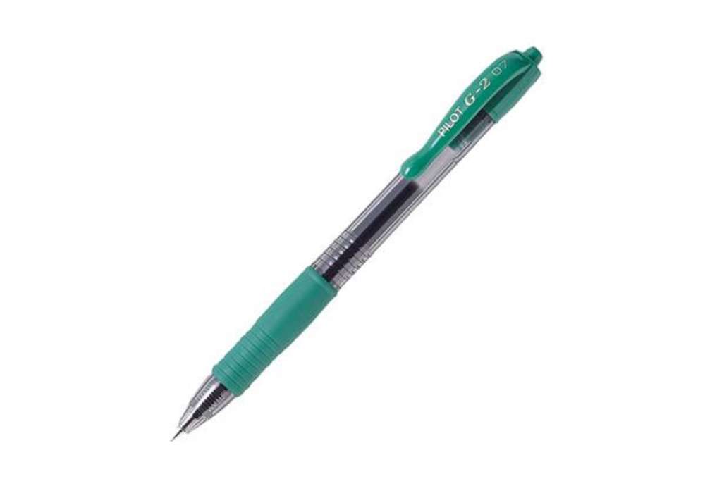 Immagine di Roller gel a scatto G-2+ - punta 0,7mm - verde - Pilot