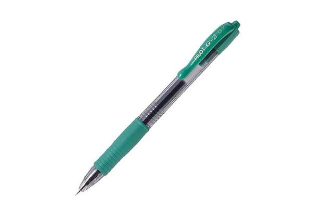 Immagine di Roller gel a scatto G-2 - punta 0,7mm - verde - Pilot