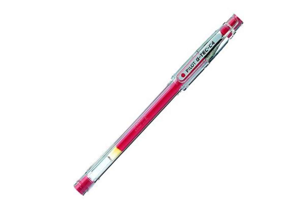 Immagine di Penna a sfera Gel G Tec C4 - punta 0,4 mm - rosso - Pilot