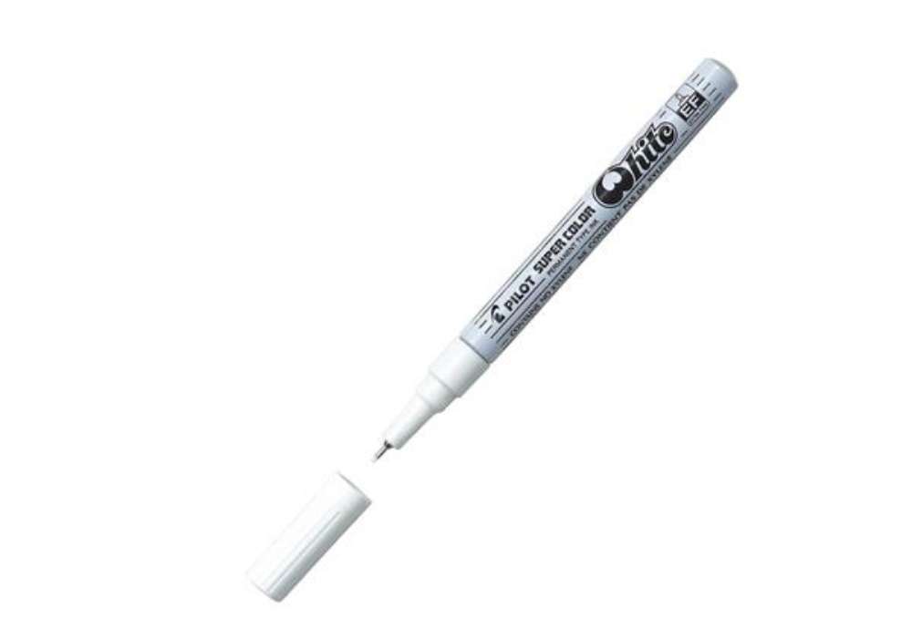 Immagine di Marcatore a vernice Super Color - punta extra fine 1 mm - bianco - Pilot