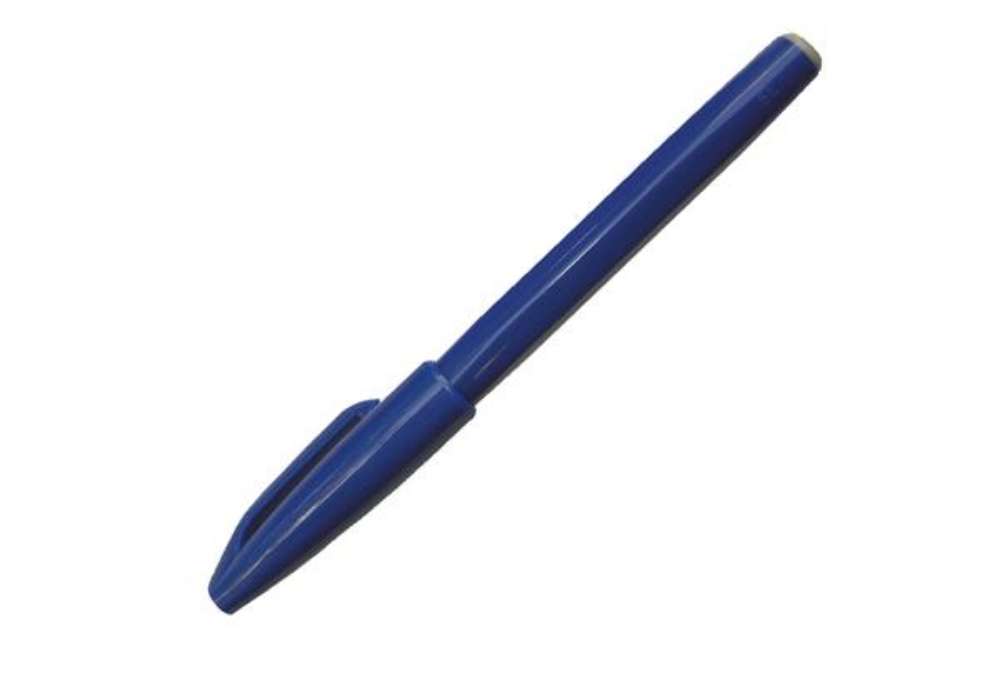 Immagine di Pennarello Sign Pen S520 punta feltro - punta 2 mm - blu - Pentel
