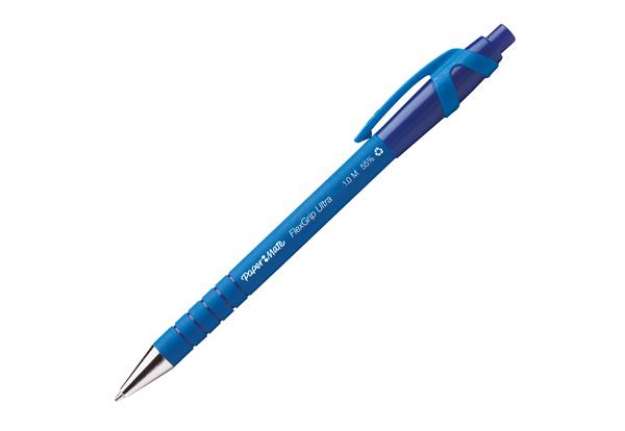 Immagine di Penna a sfera a scatto Flexgrip Ultra - punta 1,0mm - blu  - Papermate