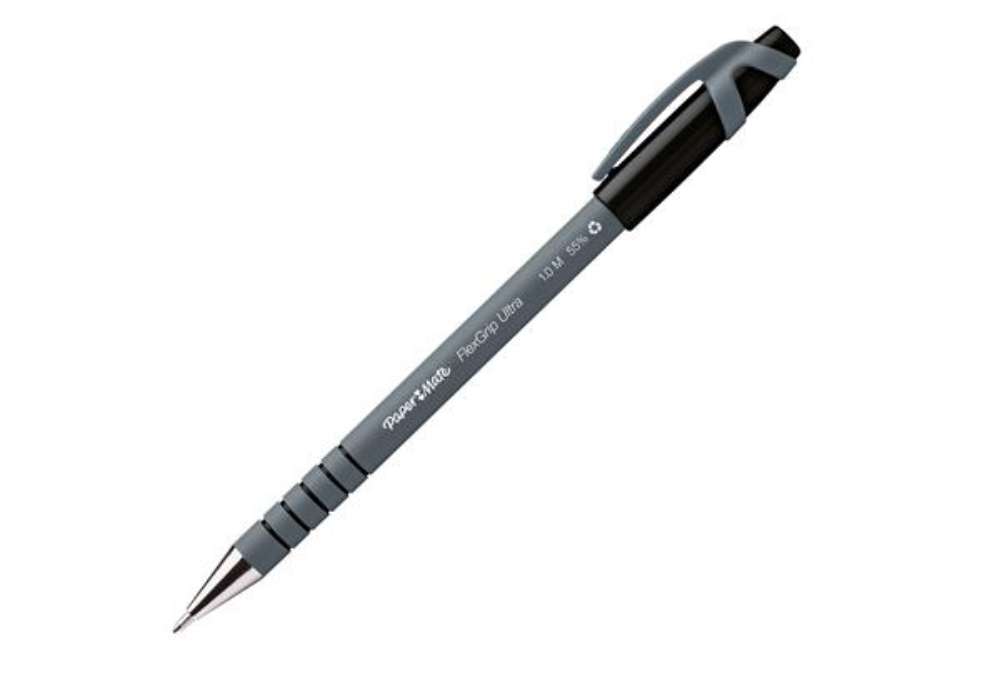 Immagine di Penna a sfera con cappuccio Flexgrip Ultra - punta 1,0mm  - nero - Papermate
