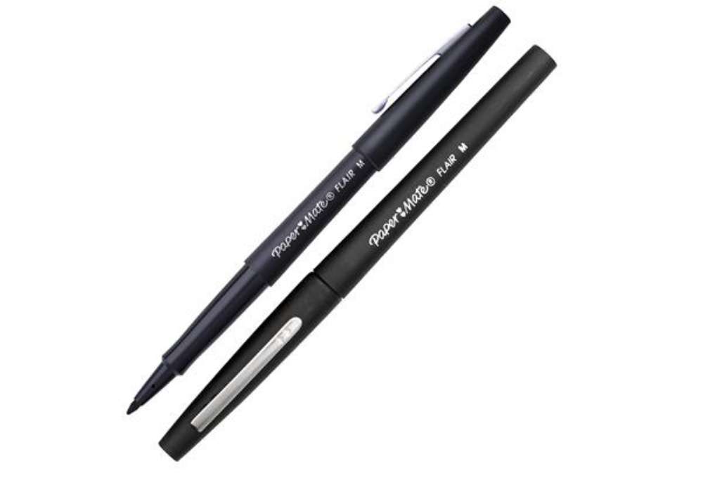 Immagine di Pennarello Flair Nylon - punta feltro - 1,10mm - nero - Papermate