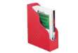 Immagine di Portariviste Magazine Rack Jumbo - 25 x 32 cm - dorso 10 cm - rosso - Rexel
