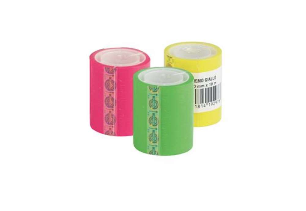Immagine di Ricarica nastro adesivo Memograph - 50 mm x 10 m - PVC - verde - Eurocel