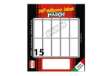 Immagine di Etichette adesive - in carta - permanenti - 46 x 20 mm - 15 et/fg - 10 fogli - bianco - Markin