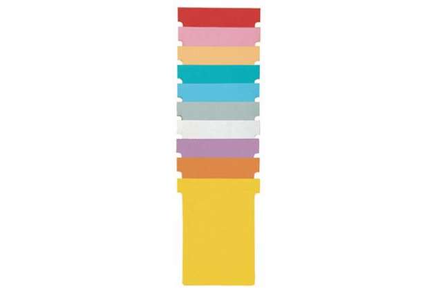 Immagine di Schede a T indice 1 bianche per Professional Planner - Nobo - conf. 100 pezzi