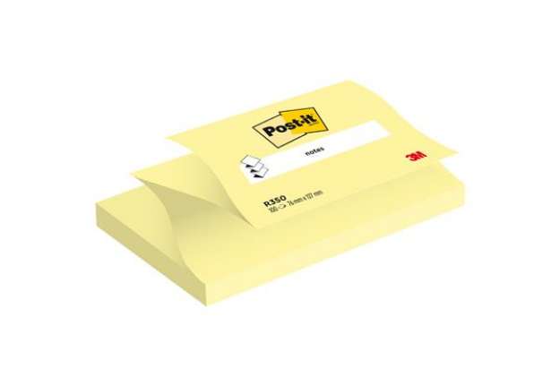 Immagine di Blocco Post-it Super Sticky Z Notes - R350 - 76 x 127 mm - giallo Canary - 100 fogli - Post-it
