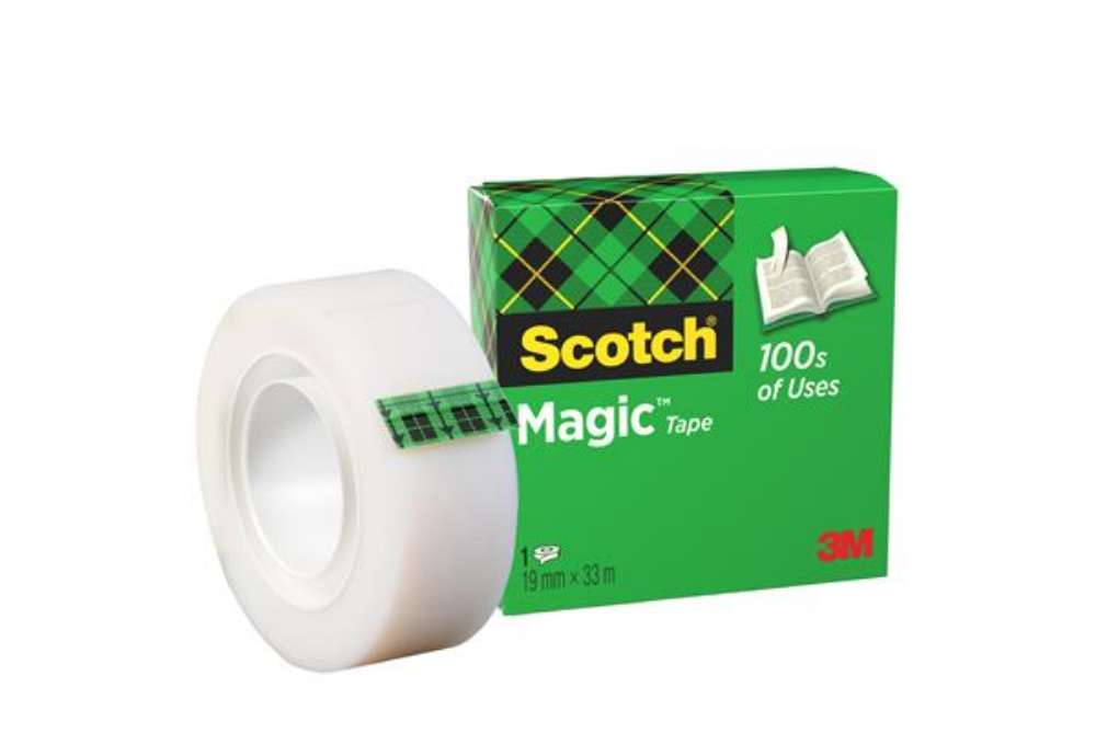 Immagine di Nastro adesivo Magic 810 - 19 mm x 33 m - acrilico - trasparente - Scotch