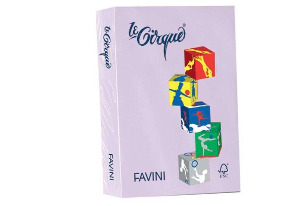 Immagine di Carta Le Cirque - A4 - 80 gr - lilla pastello 104 - Favini - conf. 500 fogli