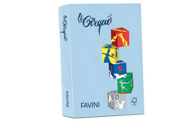 Immagine di Carta Le Cirque - A4 - 80 gr - azzurro pastello 106 - Favini - conf. 500 fogli