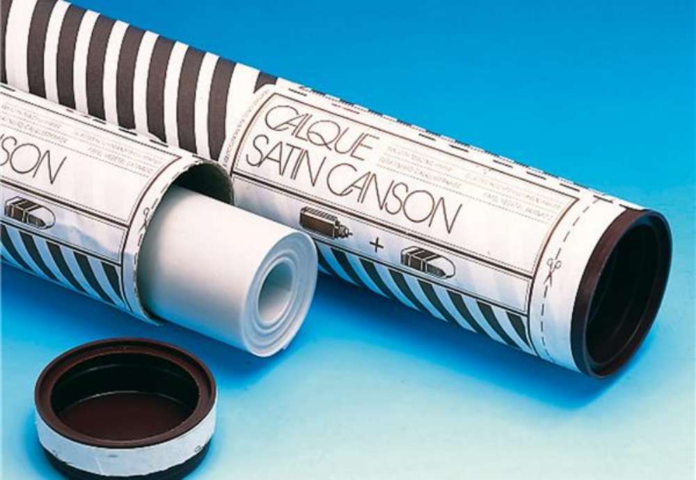 Immagine di Carta plotter - 610 mm (24") x 50 mt - 90 gr - inkjet - opaca - bianco - Canson